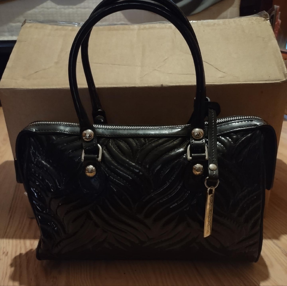 Anne Fontaine Black Leather Handbag